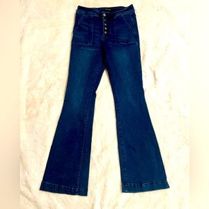 Dear John High Rise Flare Button Fly Jeans Size 27